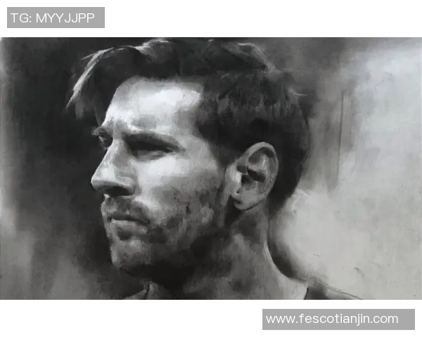 梅西的足球传奇与素描艺术的完美结合展现了运动与创作的魅力